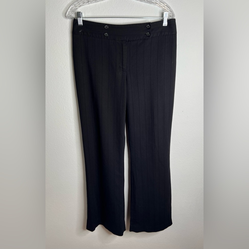 apostrophe Stretch Women’s Dress Pants Size 10 Black Mid Rise